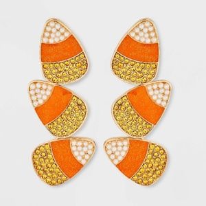 🆕 Candy Corn Earrings